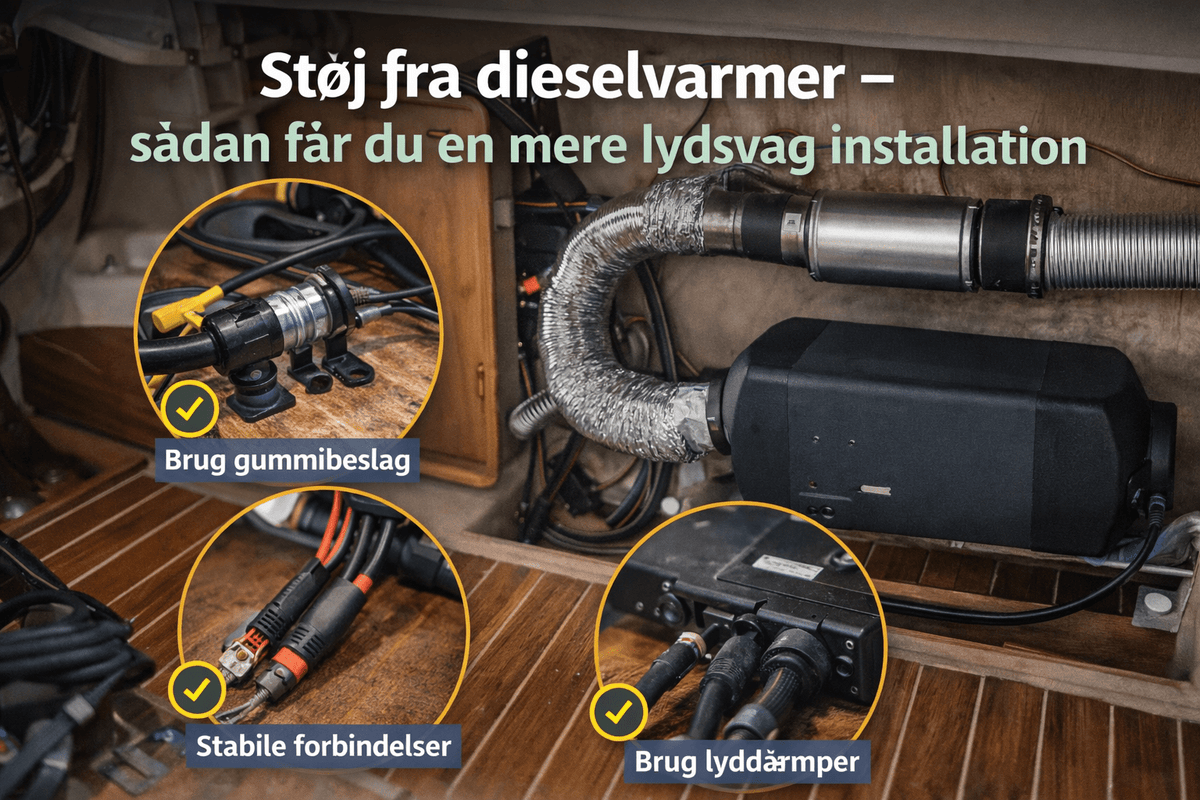 Støj fra diesel heater – sådan får du en mere lydsvag installation - SejlStrøm