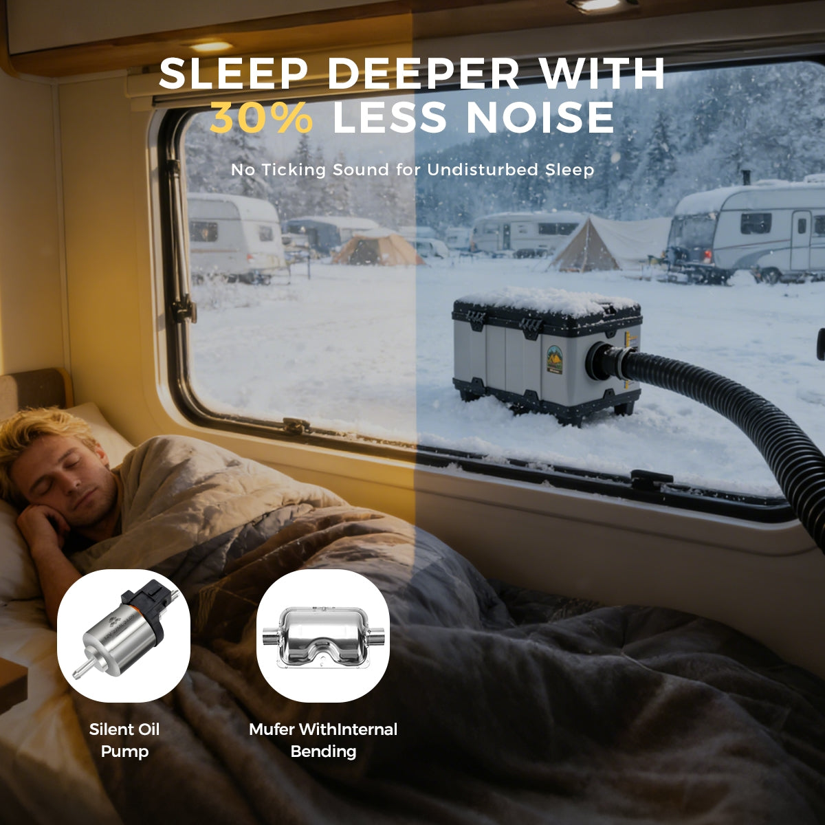 Sunster TB10 8 kW dieselfyr – Toolbox med Bluetooth