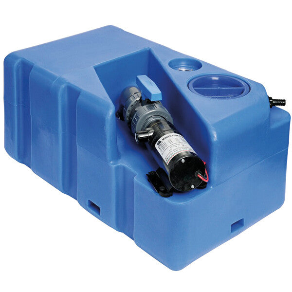 Septiktank m/maceratorpumpe, 60 ltr – 60l med 12V macerator 65x39x30cm