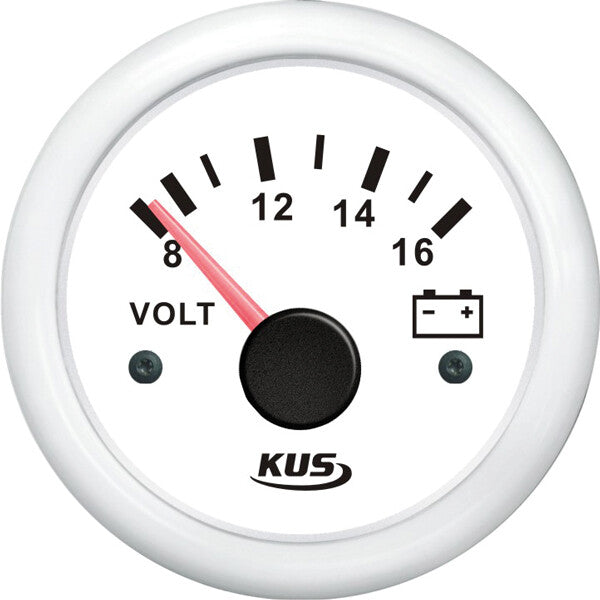 Kus voltmeter hvid 12V – Palby varenr. 1116479