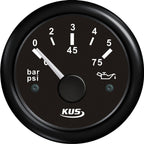 Kus olietryk sort 0-5bar, 10-184 & 240-33ohm, 12/24V – Palby varenr. 1116490