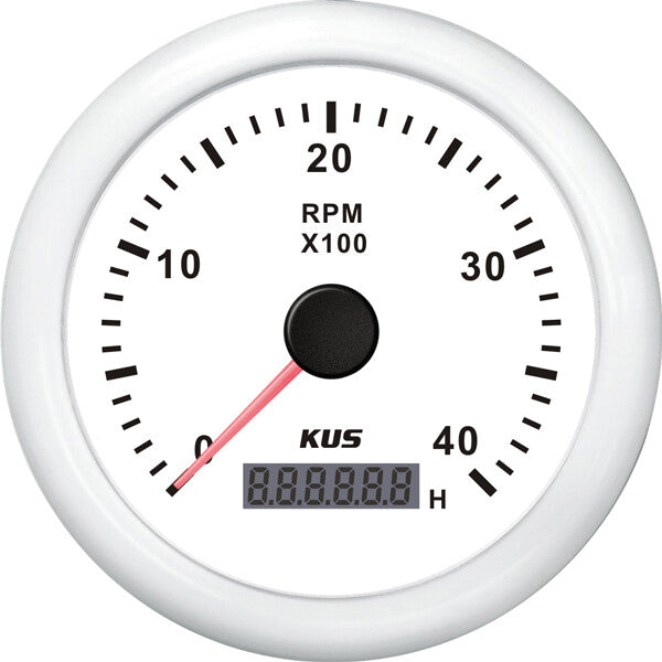 Kus omdr.tæller med timetæller hvid benzin 0-4000 1.-10p 12/ – Palby varenr. 1116521