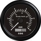 Kus gps speed 0-15knob, sort 12/24V Ø85 – Palby varenr. 1116532
