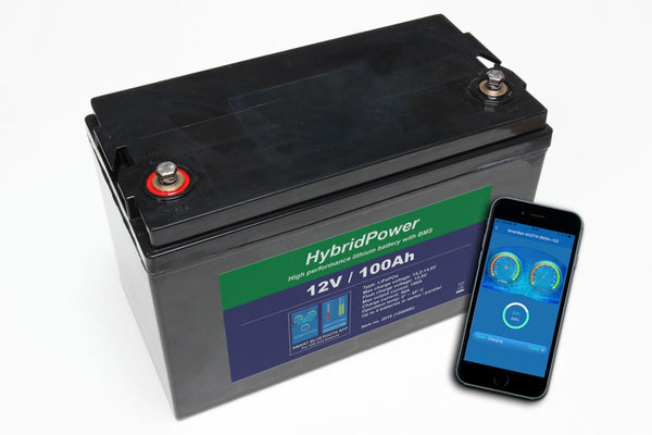 12 V 100 Ah LiFePO₄ Battery – Long Life & Light Weight