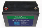 12 V 100 Ah LiFePO₄ batteri med Bluetooth - SejlStrøm