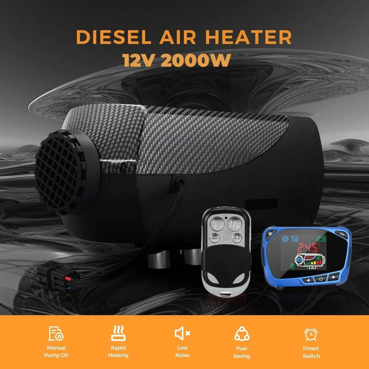 Sunster A2013S 2 kW dieselfyr – splitmodel