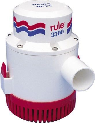 Rule Lænsepumpe 3700 GPH – 14.006 L/t, fås i 12V og 24V – Palby varenr. 1200080