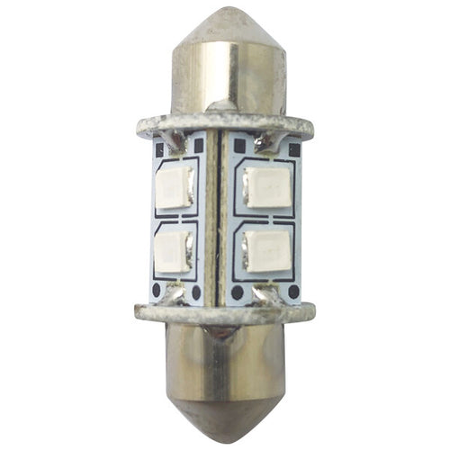 1852 LED pinolpære 31mm 10-36Vdc grøn, 2 stk