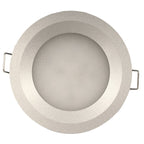 Casolux Maria LED indbygningsspot, stor – alu. grå 3000K 10-32v