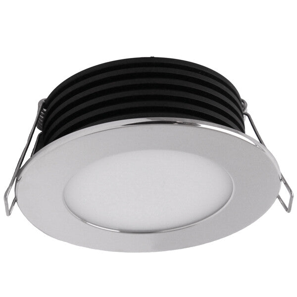 Casolux Malou LED indbygningsspot – RF stål hvid/rød 3000K 10-32V