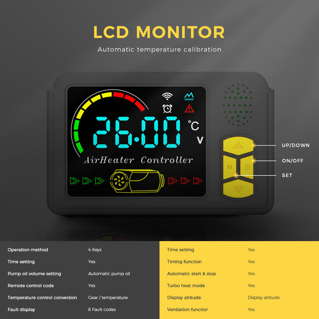 Sunster TB30 8 kW dieselfyr – Toolbox med Bluetooth