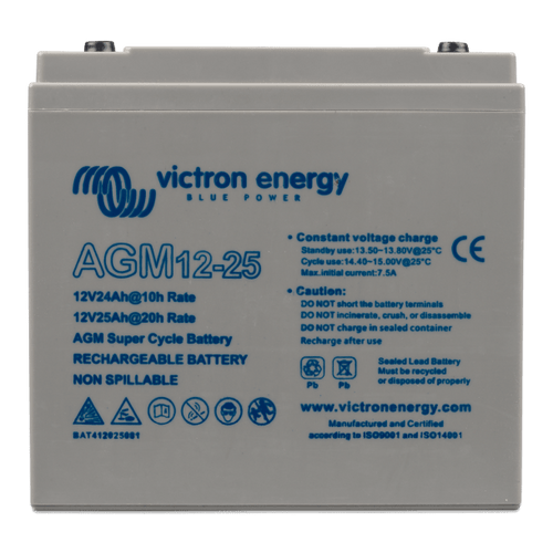 12V/15Ah AGM Super Cycle Batt. (M5) - SejlStrøm