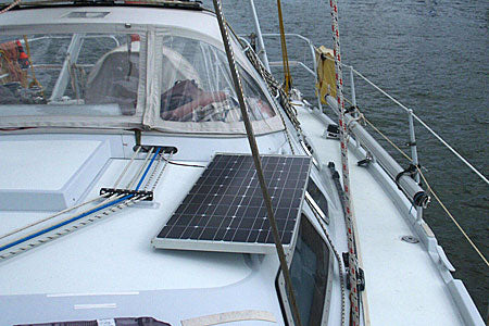 Boat solar system 950Wh (2x 120Wp) MPPT