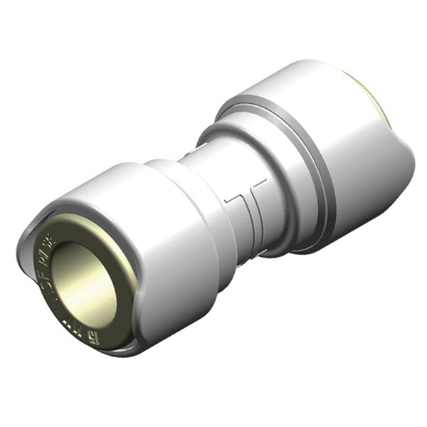 Whale samlestykke med kobling, 15mm – kobling lige 15 mm