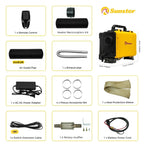 Sunster HTB1 8 kW dieselfyr – Toolbox med Bluetooth