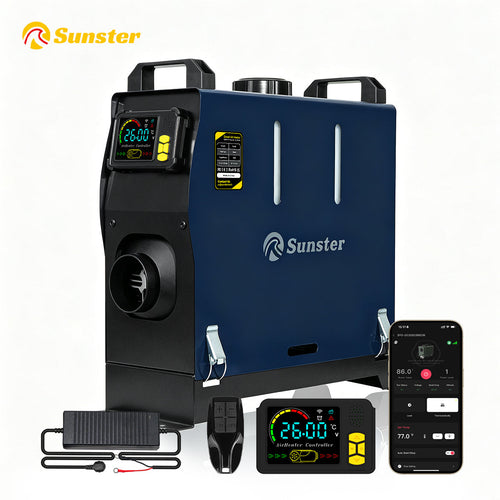 Sunster TR B1 2 kW all-in-one diesel heater with Bluetooth