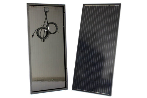 200 W 12 V Solcellepanel – Sort Monokrystallinsk - CamperStrøm