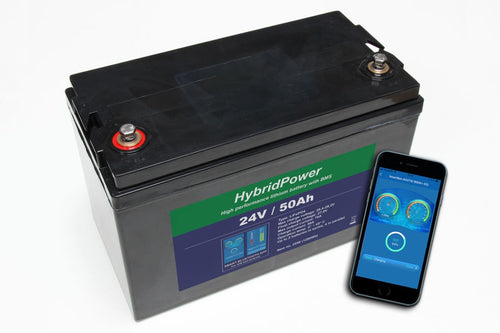 24 V 50 Ah LiFePO₄ Batteri med Bluetooth – Effektiv & Let Strømløsning - CamperStrøm
