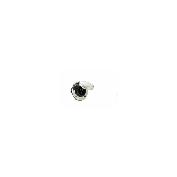 Power Inlet 32A Stainless steel with cover