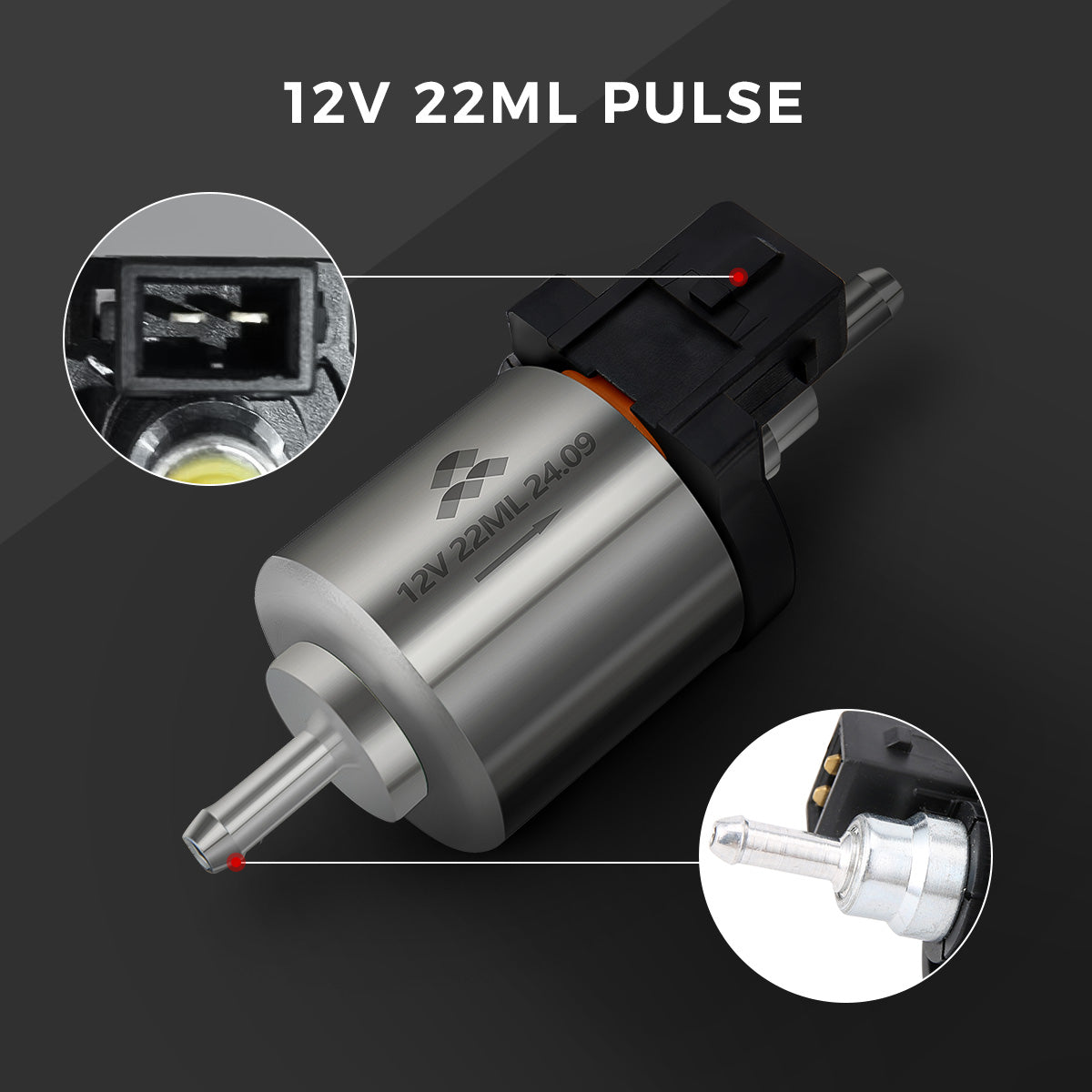 Sunster A220 18.5/22 ml støjsvag brændstofpumpe 12 V