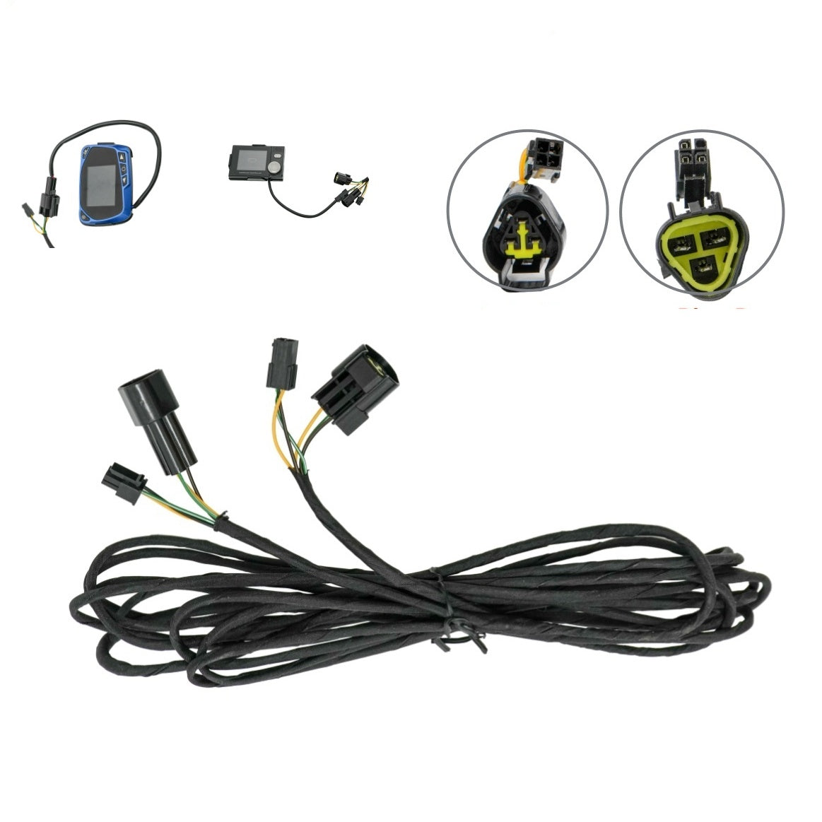 Sunster 1pc 12 V forlængerkabel til LCD-panel 3 m/5 m