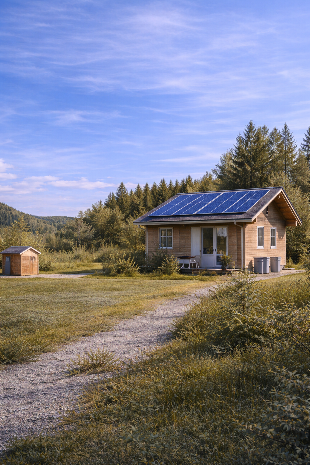 Solceller til fritidshus – få strøm uden elnet