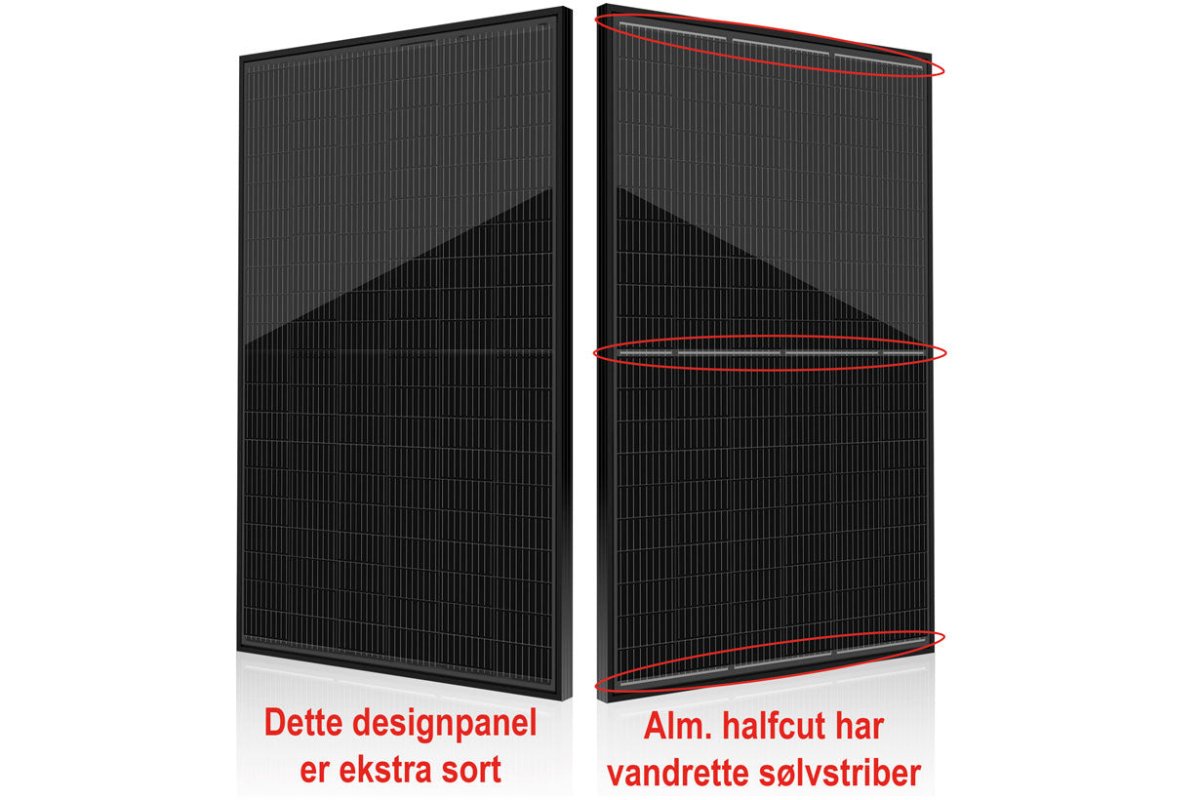 450 - 455 Wp N - Type Solcellepanel – Sort (High - Efficiency) - SejlStrøm