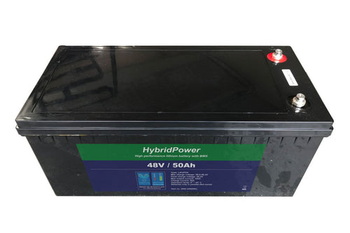 48 V 50 Ah LiFePO₄ Batteri med Bluetooth & BMS – Kraftfuld Energiløsning - CamperStrøm