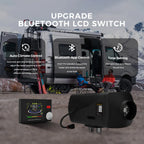 Sunster A2302BS 8 kW dieselfyr – splitmodel med Bluetooth