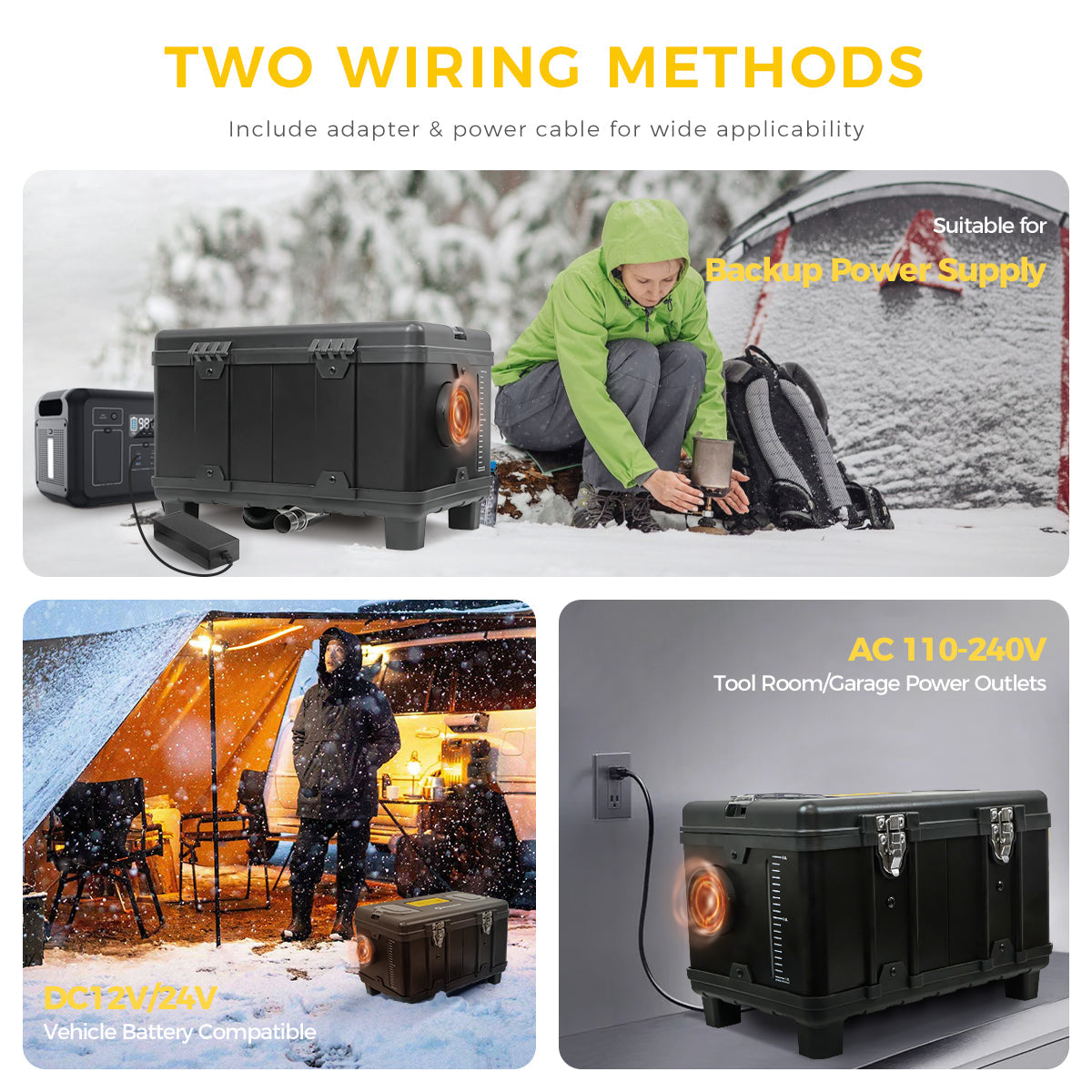 Sunster TB10 8 kW dieselfyr – Toolbox med Bluetooth