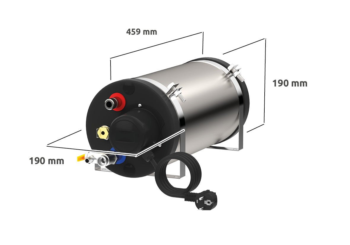 6 liter vandvarmer 12V - CamperStrøm