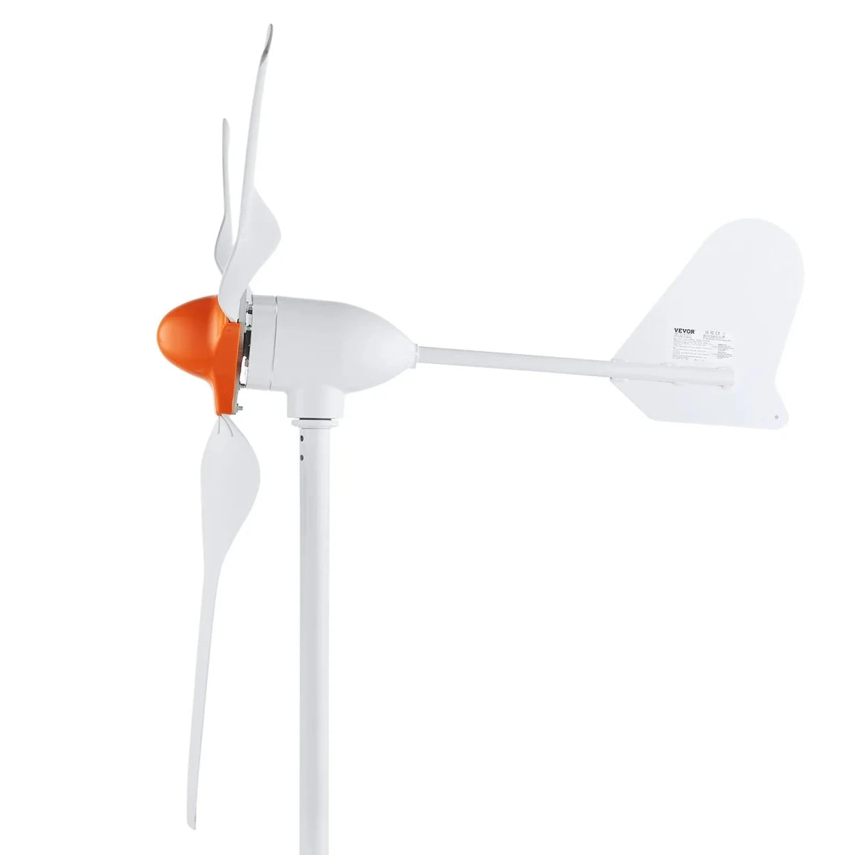 800 W 3 - bladet vindmøllegenerator 12 V med MPPT - controller (off - grid løsning) - SejlStrøm