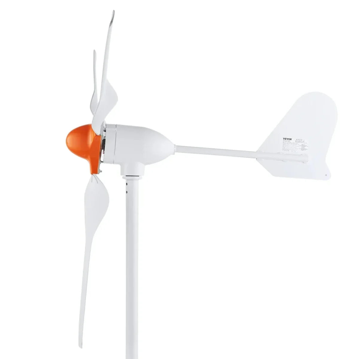 800 W 3 - bladet vindmøllegenerator 12 V med MPPT - controller (off - grid løsning) - CamperStrøm
