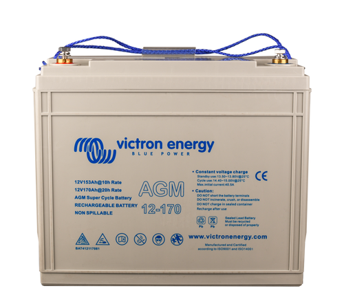 12V/170Ah AGM Super Cycle Batt. (M8) – produktfoto | SejlStrøm