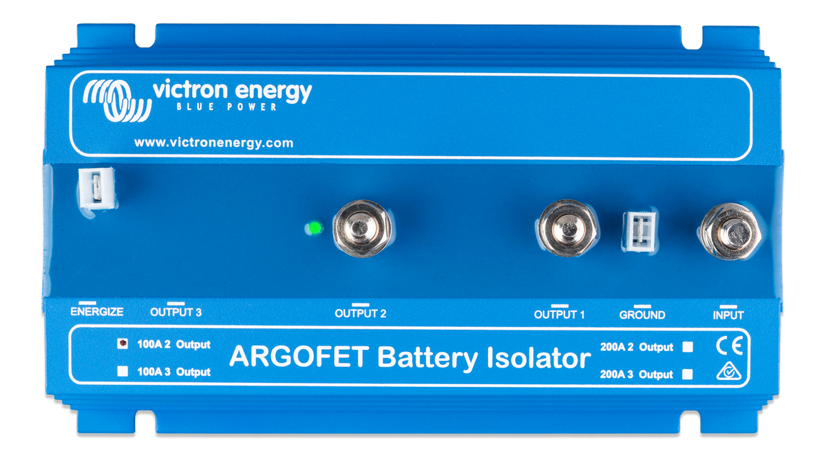 Argofet 100-2 Two batteries 100A – produktfoto | SejlStrøm
