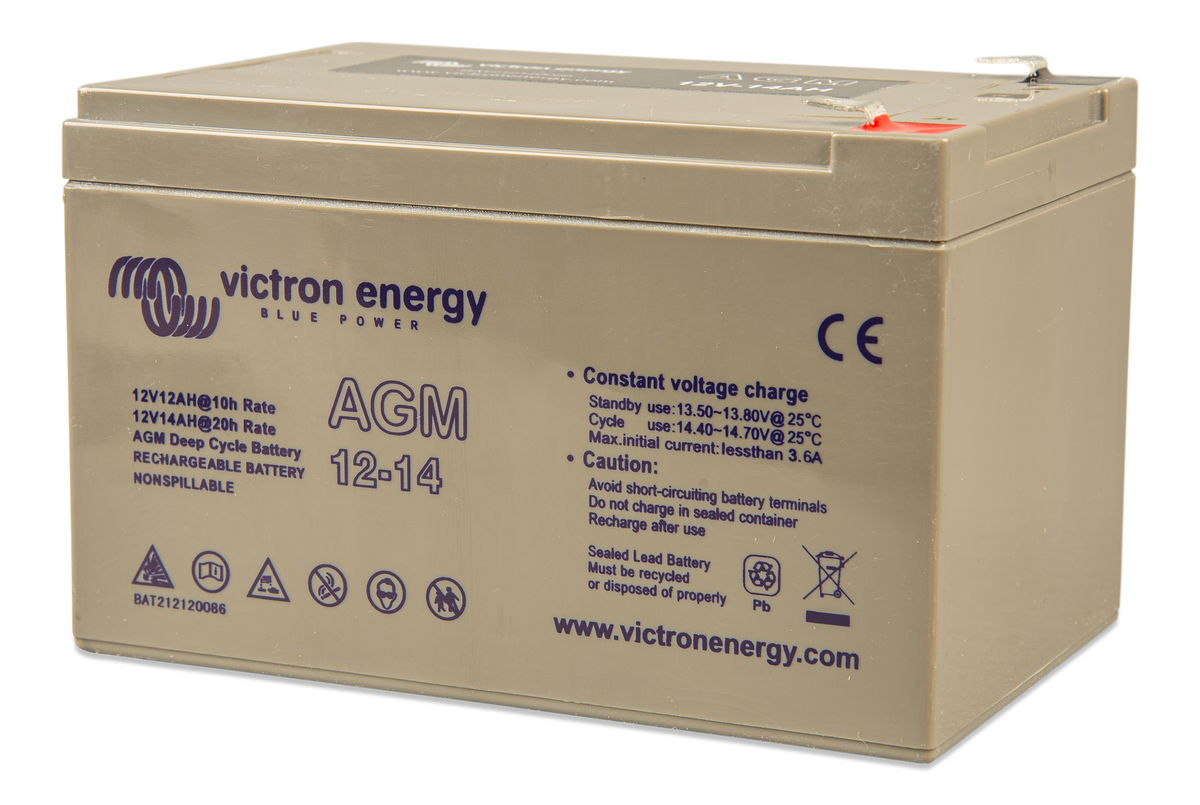 12V/14Ah AGM Deep Cycle Batt. – produktfoto | SejlStrøm