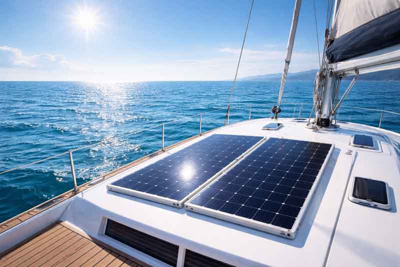 Solceller til båd – strøm fra solen