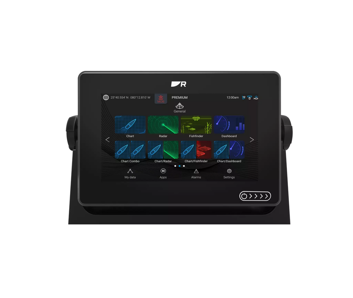 Raymarine Axiom+ 7 – LightHouse Charts Middelhavet