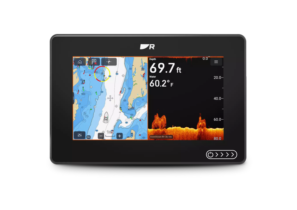 Raymarine Axiom 2 – 7" display – RealVision 3D sonar – Nordeuropa