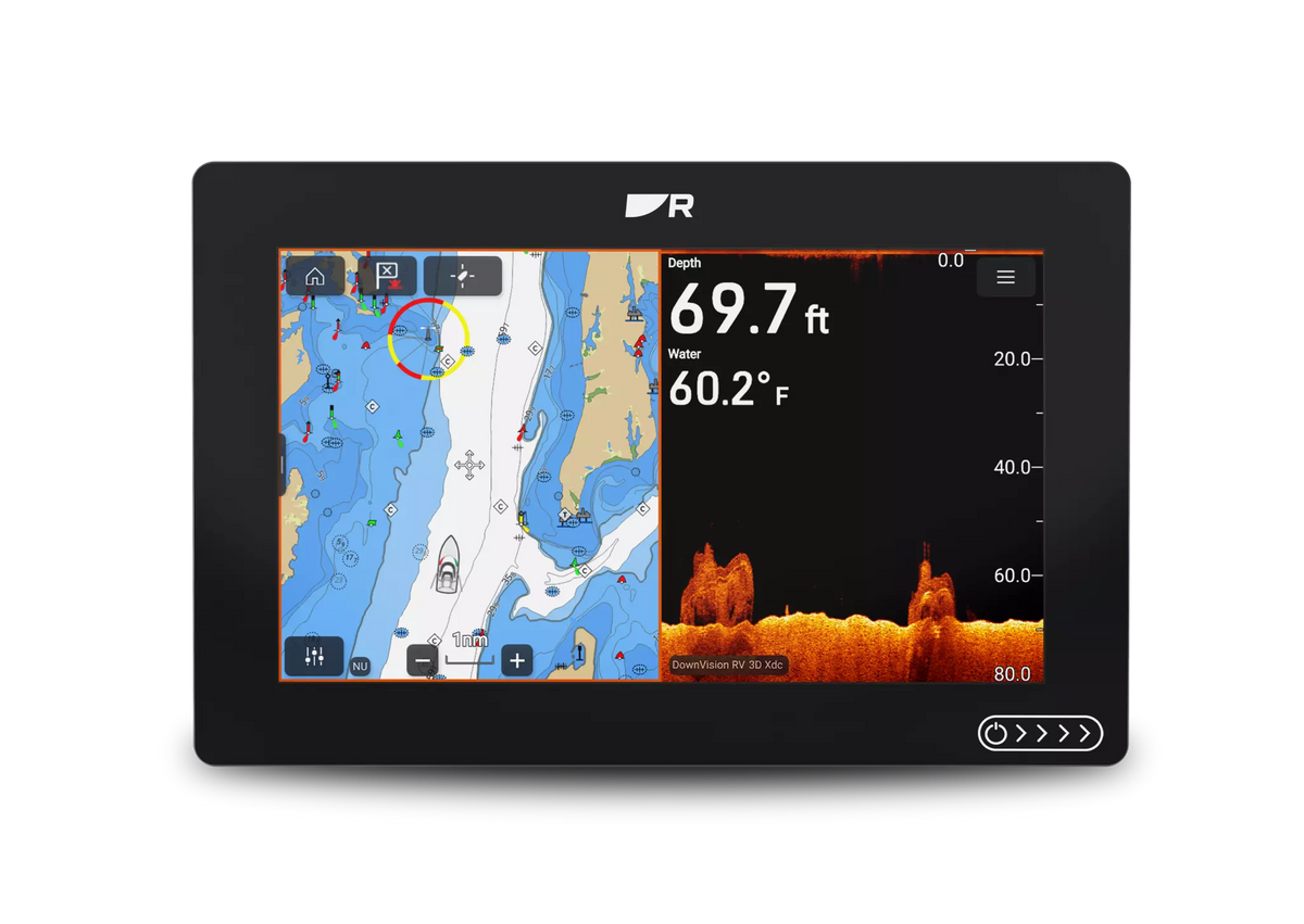 Raymarine Axiom 2 – 9" display – RealVision 3D sonar – Australien New Zealand – RV-100