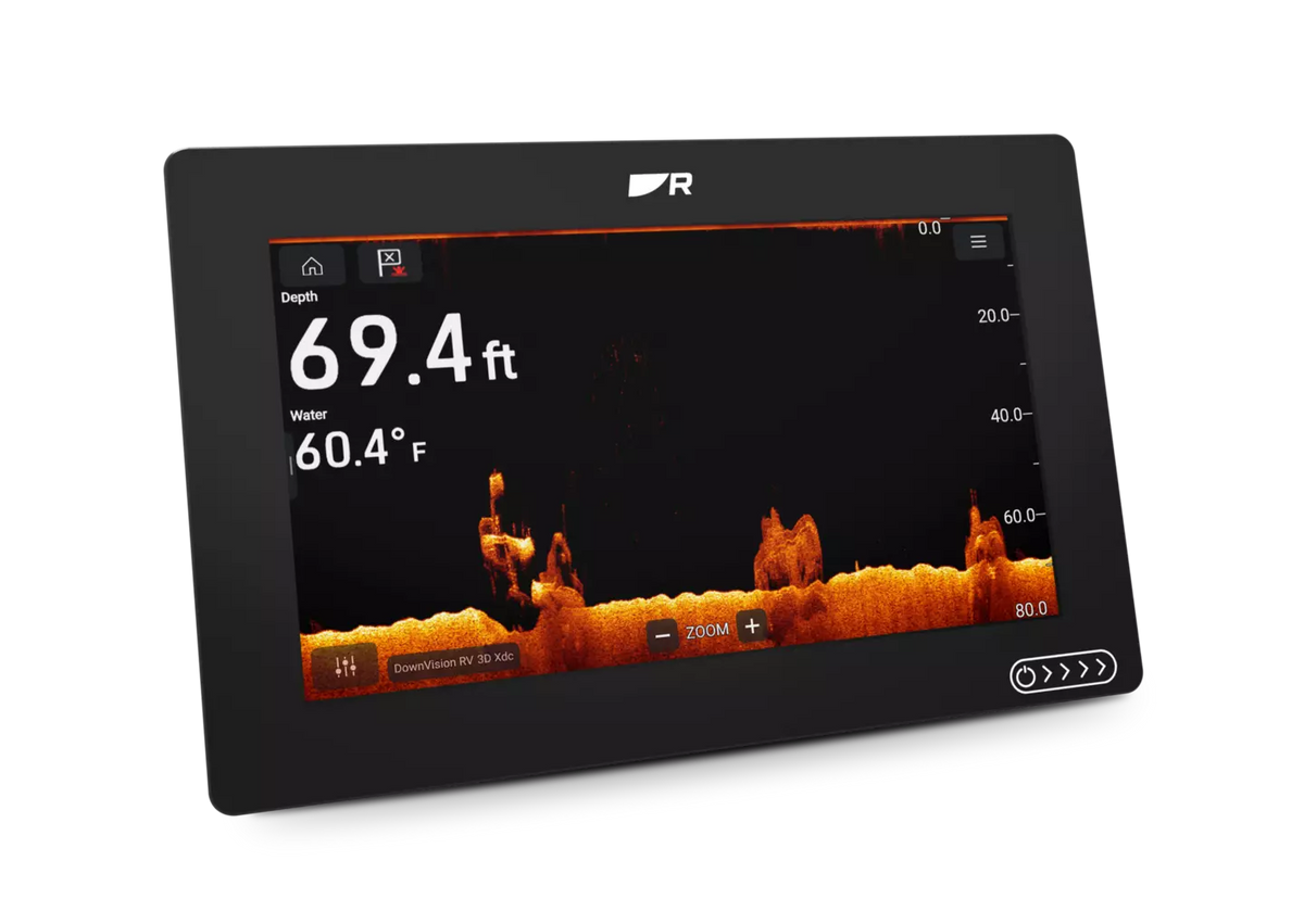 Raymarine Axiom 2 7″ kortplotter med RealVision 3D og RV-100 transducer – officielt Raymarine-billede 2