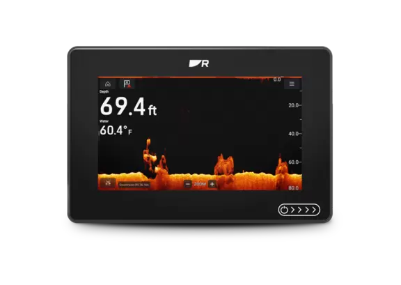 Raymarine Axiom 2 – 7" display – RealVision 3D sonar – med RV-100, uden søkort