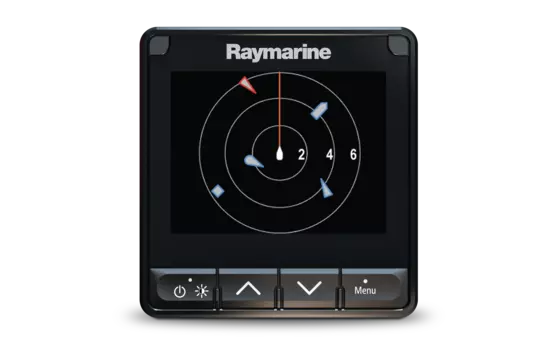 Raymarine i70s system med vind- og DST-transducere – officielt Raymarine-produktbillede