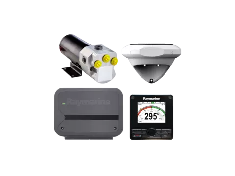 Raymarine EV-100 komplet Power Pilot-system – officielt Raymarine-produktbillede
