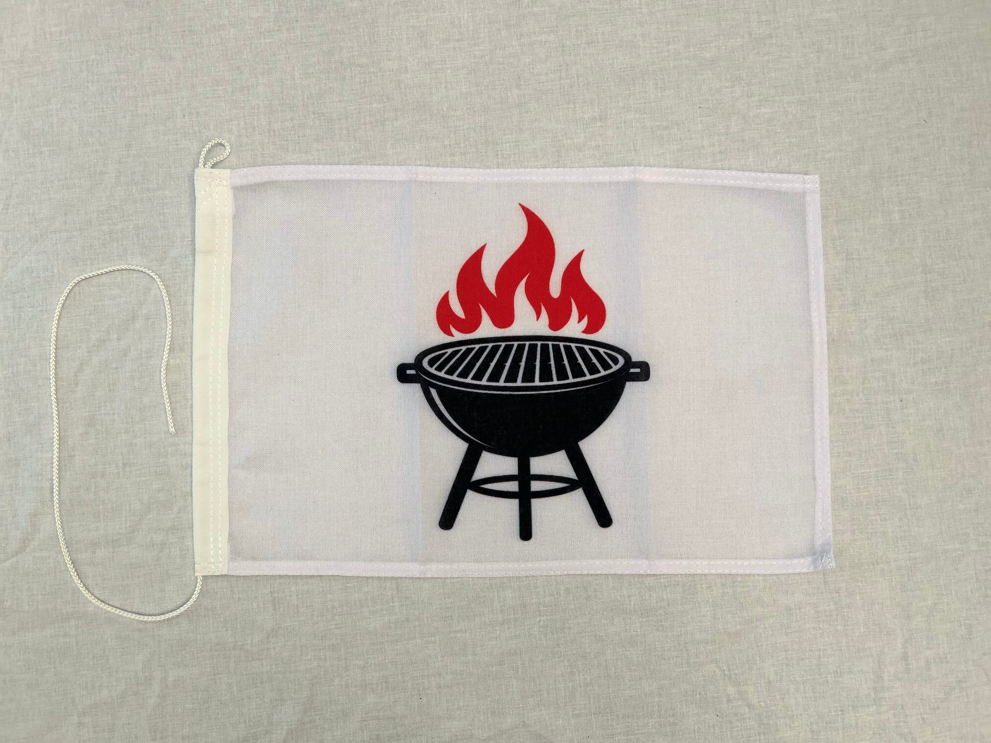 Grillflag – Signalér grillen er tændt (Dansk produceret) – produktfoto | SejlStrøm