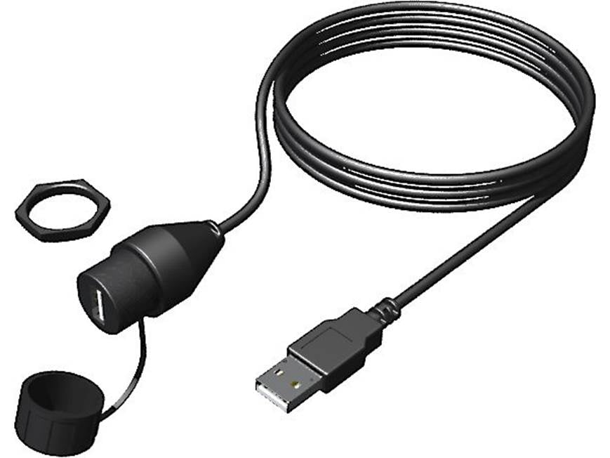 Fusion MS-CBUSBFM1 USB-kabel til panelmontering med beskyttelseshætte