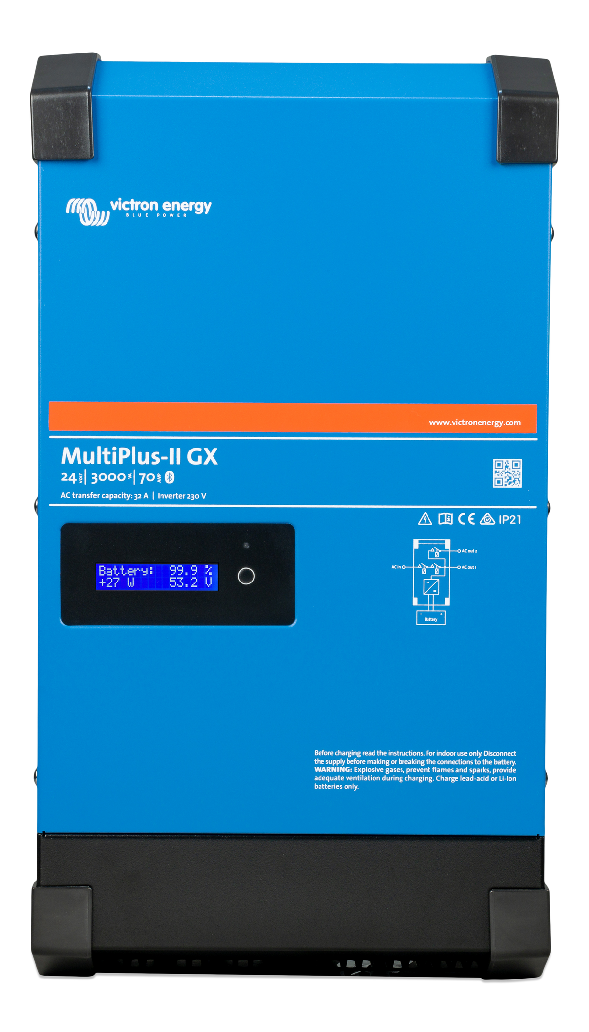 MultiPlus-II 24/3000/70-32 GX – produktfoto | SejlStrøm