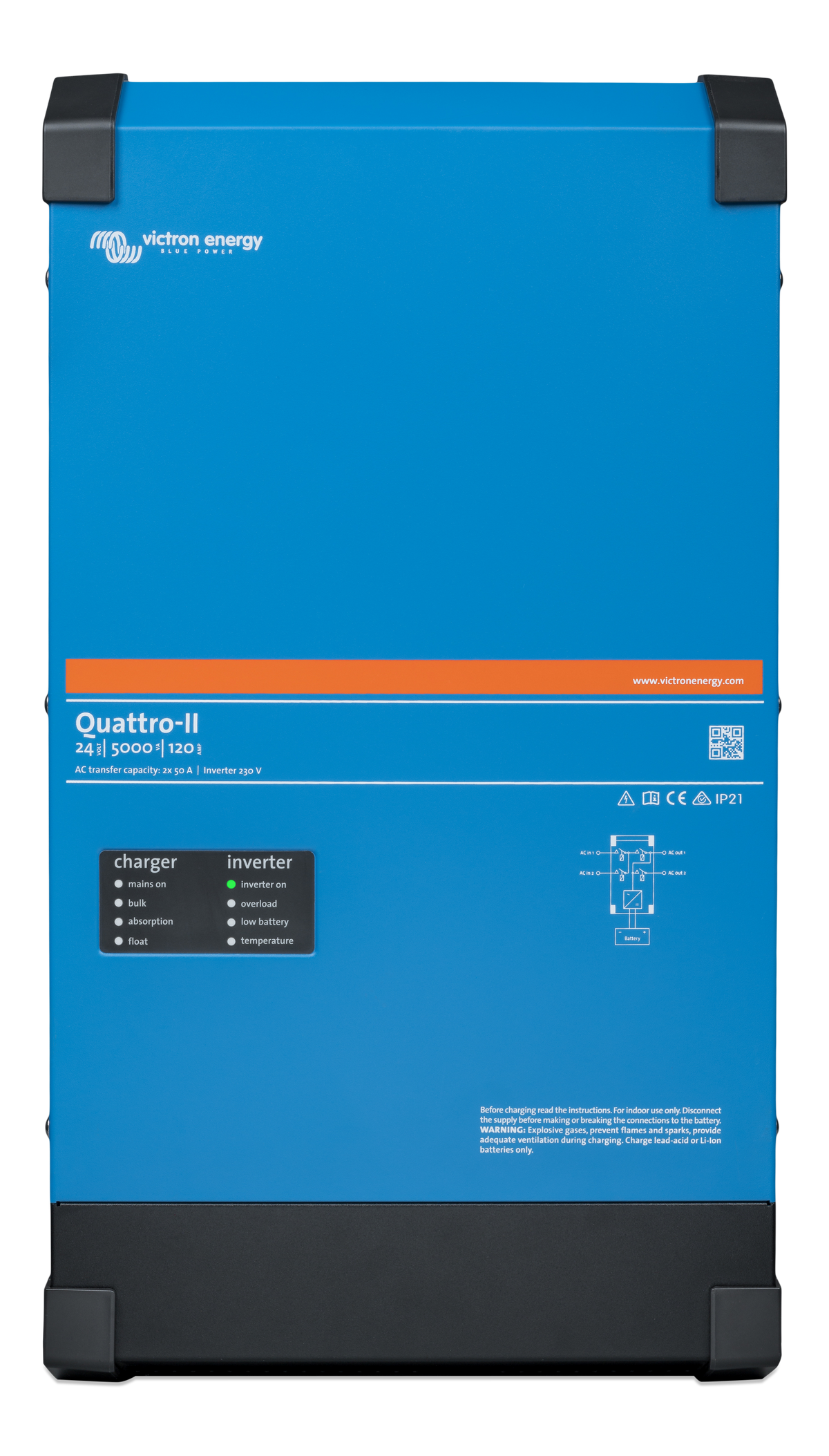 Quattro-II 24/5000/120-50/50 230V – produktfoto | SejlStrøm