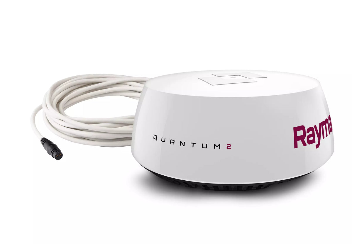 Raymarine Quantum 2 Q24D Doppler 18" Radar med 10 m strømkabel og 10 m datakabel