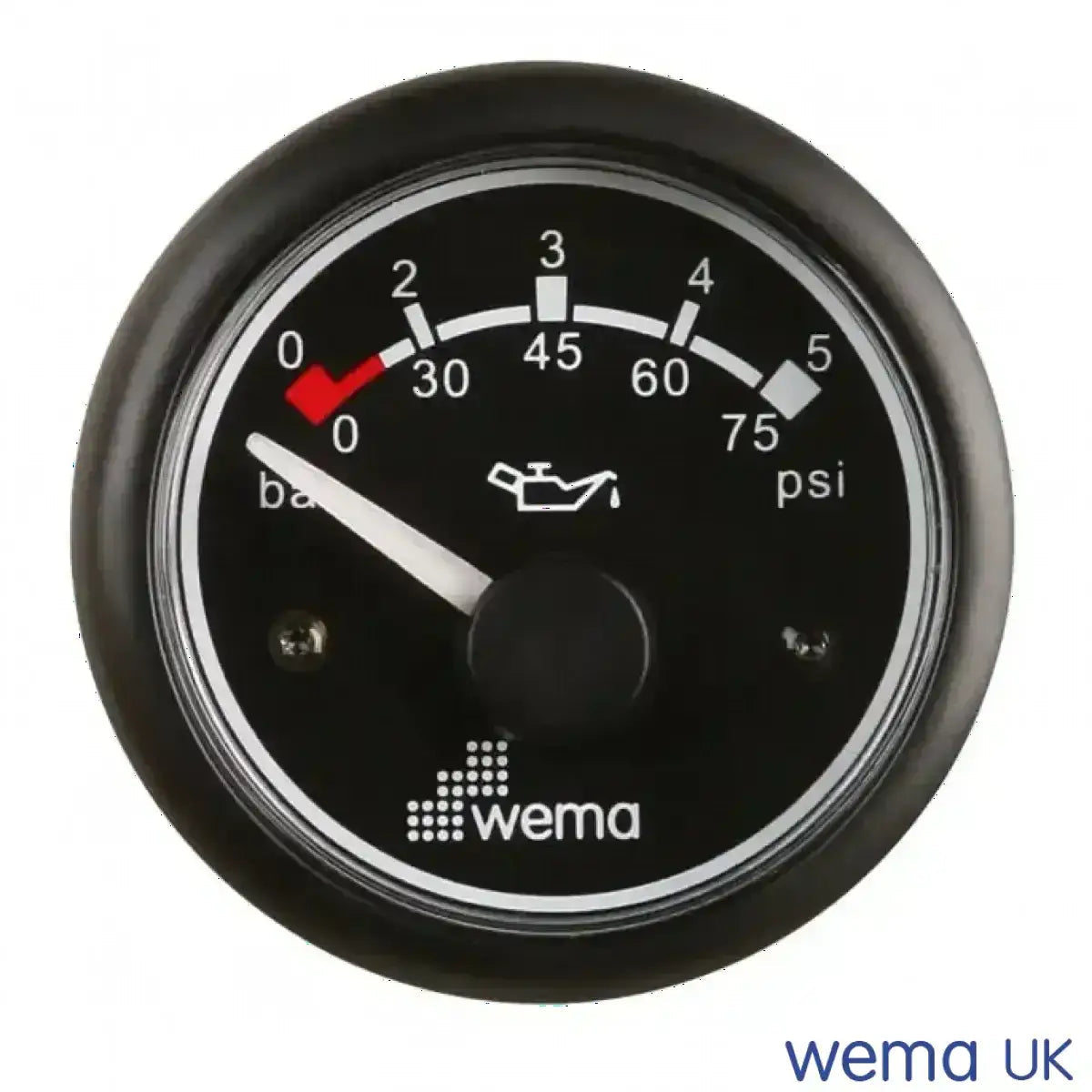 Wema Olietryk instr. 5 bar Sort